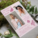 Recherche de papillons roses invitations Élégant