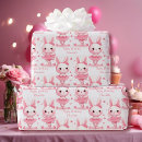 Recherche de bunnies papier cadeau Lapin