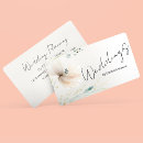 Recherche de organisateur de mariage cartes visite Chic