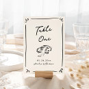 Recherche de vintage mariage table cartes Typographie