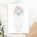 Recherche de unicorn baby shower invitations Mignon