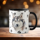 Recherche de chien noir blanc tasses Motif