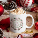 Recherche de motif mandala tasses Noël