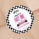 Recherche de drapeau de course autocollants Fête d'anniversaire