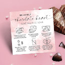 Recherche de coeur chocolat cartes visite Aquarelle
