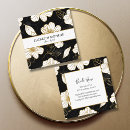 Recherche de fleurs blanches cartes visite Coiffeur