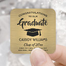 Recherche de gold graduation autocollants Félicitations