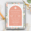 Recherche de coral mariage invitations Élégant et moderne