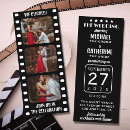 Recherche de film strip invitations Noir et blanc
