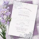 Recherche de dentelle lavande invitations Simple