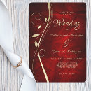 Recherche de rouge et or invitations Hiver