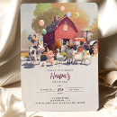 Recherche de barnyard party invitations Du parti barnyard