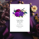 Recherche de pourpre invitations Vintage