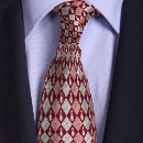 Recherche de jacquard rouge cravates Rétro