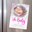 Recherche de annonce chic de naissance magnets Photo de nouveau né