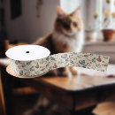 Recherche de chat vintage rubans Bleu