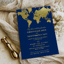 Recherche de voyageur monde invitations Vintage