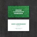 Recherche de landscaper cartes visite Vert