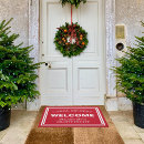 Recherche de christmas paillassons Rouge