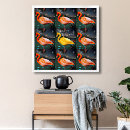 Recherche de oiseau orange posters Flamingo