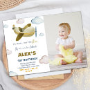 Recherche de avion jaune invitations Pour enfants