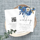 Recherche de navy blue floral mariage invitations Moderne