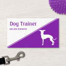 Recherche de levrier cartes visite Simple