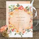 Recherche de rose pêche mariage invitations Aquarelle