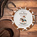 Recherche de western baby shower assiettes Bottes de cowboy