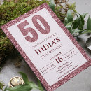 Recherche de 16x22 50ans anniversaire invitations Cinquante