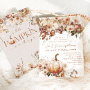 Recherche de rustic fall baby shower invitations Citrouille