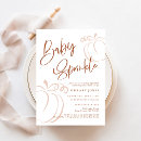 Recherche de bébé citrouille invitations Neutre