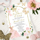 Recherche de papillon fille invitations Floral