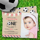 Recherche de football 1ans anniversaire invitations Pour tous