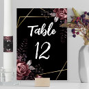 Recherche de halloween mariage table cartes Numéros de table