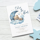 Recherche de over the moon baby shower invitations Étoiles