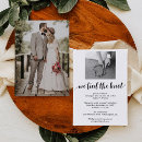 Recherche de fuite invitations Juste mariés