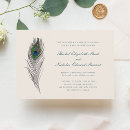 Recherche de peacock invitations Élégant