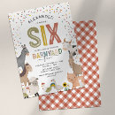 Recherche de 6ème anniversaire invitations Mignon