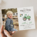 Recherche de tracteur invitations D'anniversaire du tracteur