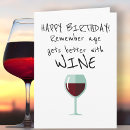 Recherche de vin anniversaire cartes drôle