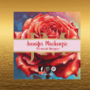 Recherche de fleurs florales audacieuses cartes visite Tendance