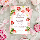 Recherche de ton doux invitations Fraise