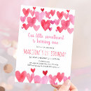 Recherche de saint valentin rose invitations Coeur aquarelle