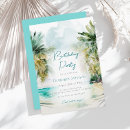 Recherche de paysage tropical invitations Aquarelle