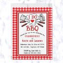 Recherche de i do bbq invitations En vichy rouge
