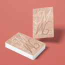 Recherche de filles jeux de cartes Typographie