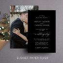 Recherche de black and white photo invitations Minimaliste