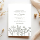 Recherche de vert olive foncé invitations Mariés