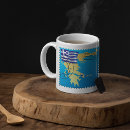 Recherche de souvenir de la grèce tasses Drapeau grec